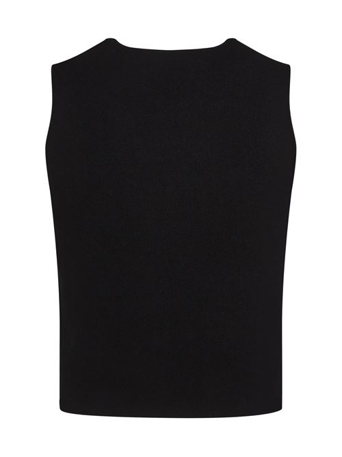Gilet nero in maglia Karl Lagerfeld jeans | A4W18060999